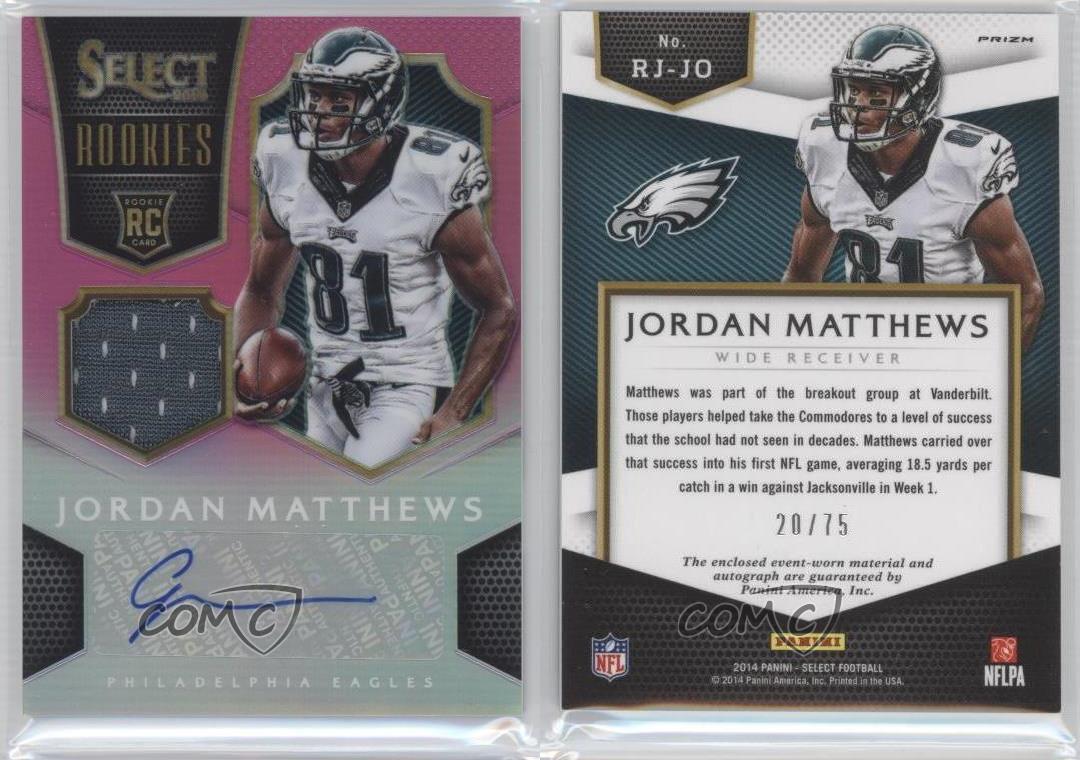 Jordan Matthews Autographed Signed Eagles Green Jersey at 's Sports  Collectibles Store