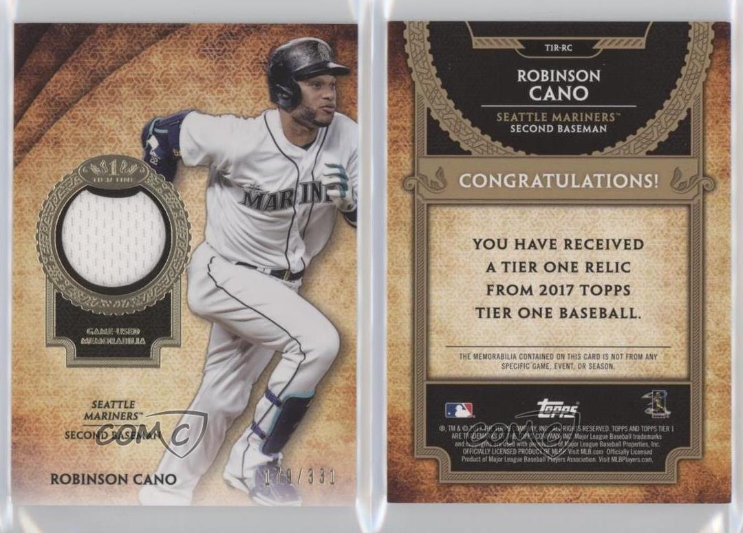 2017 Topps Tier One Tier One Relics /331 Robinson Cano #T1R-RC