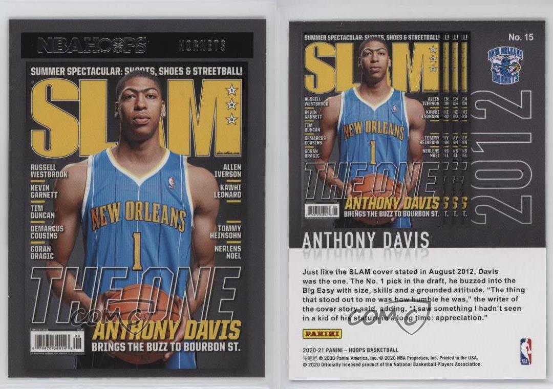 2020-21 Panini NBA Hoops Slam Anthony Davis #15 | eBay