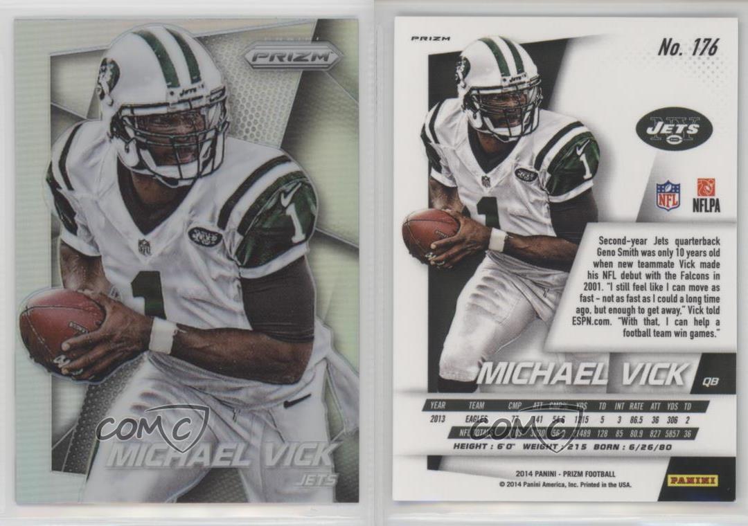 2014 Panini Prizm Michael Vick #176 New York Jets