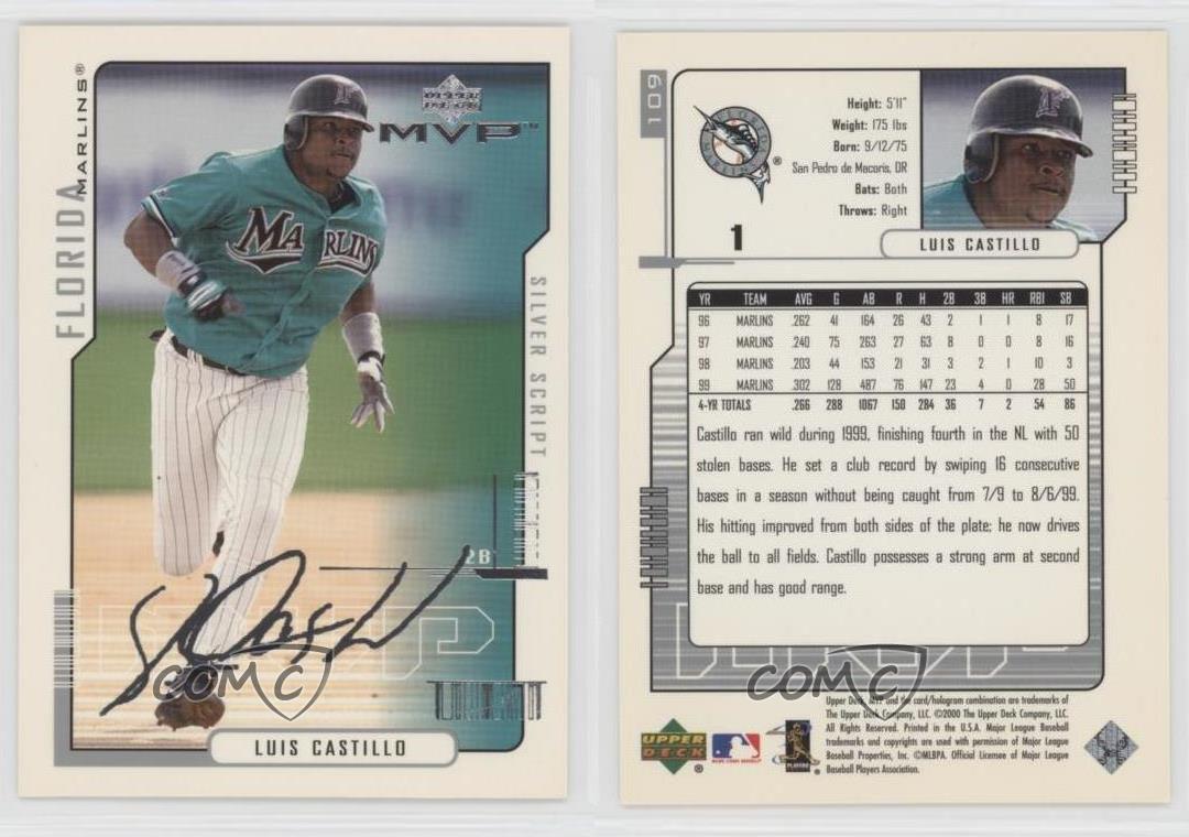  2000 Upper Deck MVP Silver Script #109 Luis Castillo