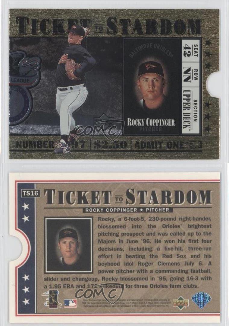 1997 Upper Deck Ticket to Stardom Rocky Coppinger #TS16 - Picture 3 of 4