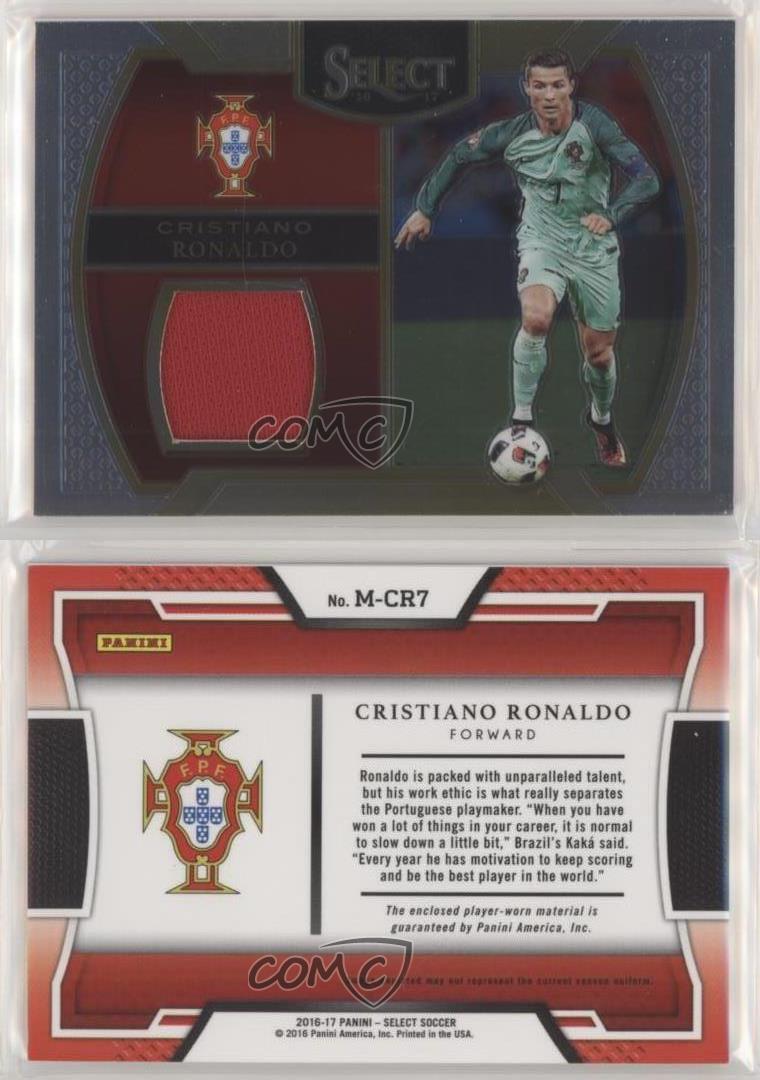2016-17 Panini Select Memorabilia Cristiano Ronaldo #M-CR7 | eBay