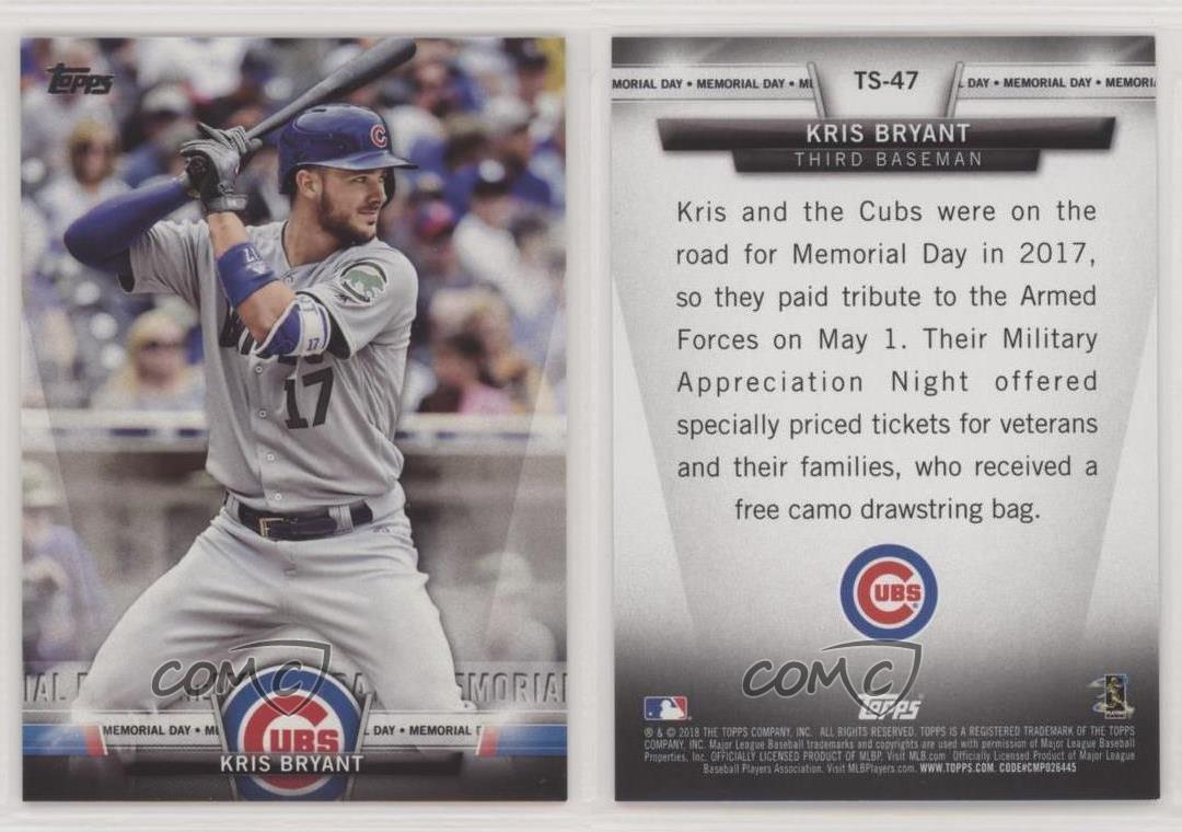 kris bryant memorial day jersey