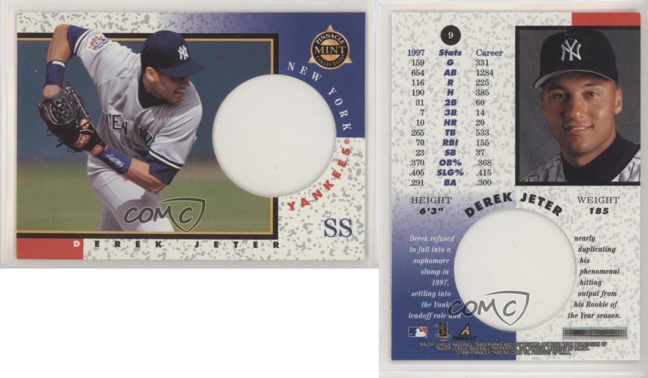 1998 Pinnacle Mint Collection Derek Jeter 9 Hof Ebay
