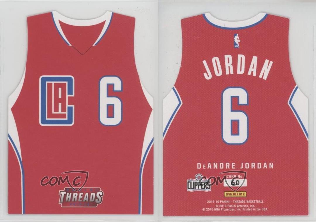 Troquelados Panini Threads Team Threads 2015-16 DeAndre Jordan #60 - Imagen 3 de 3