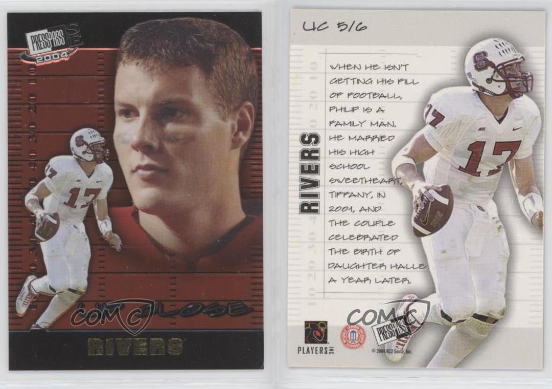 Philip Rivers 2004 Press Pass SE Up Close #UC-5 North