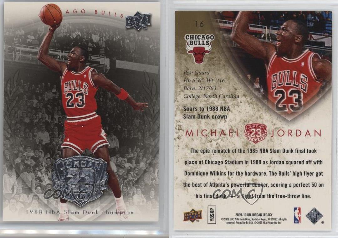 2009-10 Upper Deck Jordan Legacy Box Set Michael Jordan #16 HOF - Picture 3 of 6