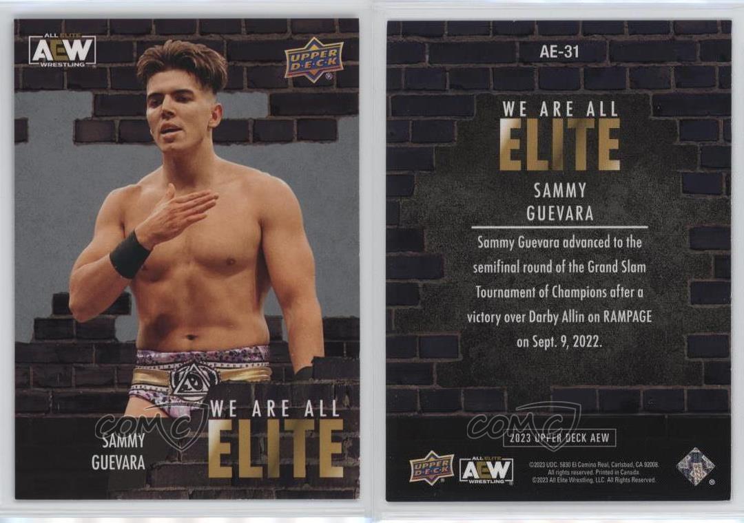 2023 Upper Deck AEW All Elite Wrestling We Are Silver Sammy Guevara #AE-31