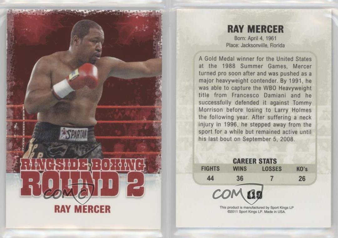 Tarver Moorer Ward Mercer 2011 Ringside Boxing 2 Decades Trunks /50 *AA428 