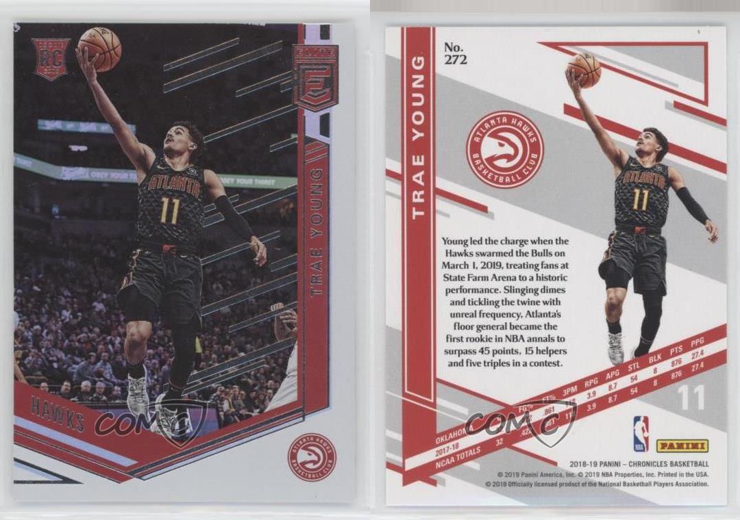 2018-19 Panini Chronicles Elite Trae Young #272 Rookie RC | eBay