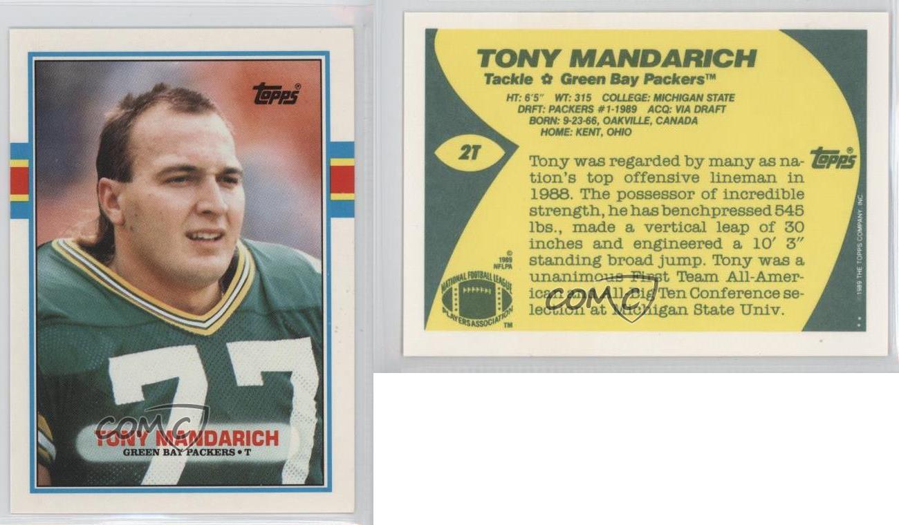 1989 Topps Traded Tony Mandarich #2T on Kronozio