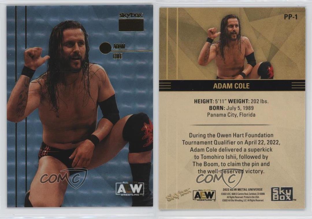 2022 Skybox Metal Universe AEW All Elite Wrestling Star Sapphires Adam Cole