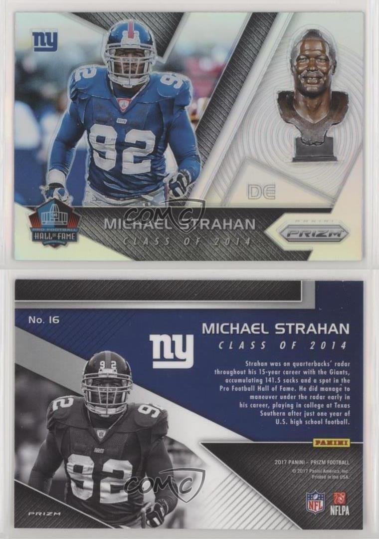 2017 Panini Playoff Gridiron Force #16 Michael Strahan
