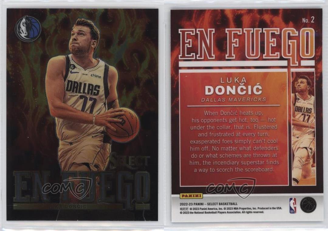 2022-23 Panini Select - En Fuego #2 Luka Dončić for sale