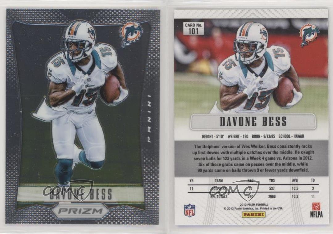 2012 Panini Prizm #101 Davone Bess - NM-MT - Wonder Water Sports Cards,  Comics & Gaming!