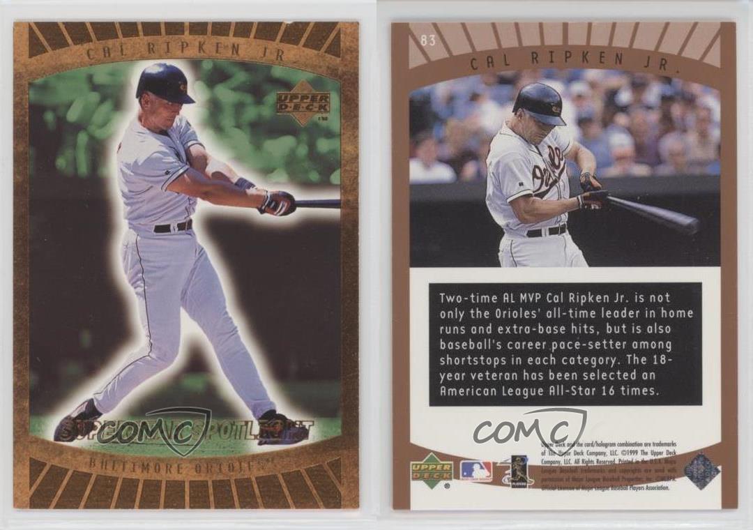 1999 Upper Deck Ovation Cal Ripken Jr #83 HOF