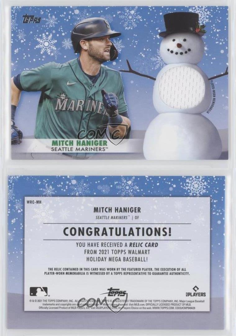 2020 Topps Walmart Holiday Mega Baseball Jersey Relic - Mitch Haniger -  Mariners