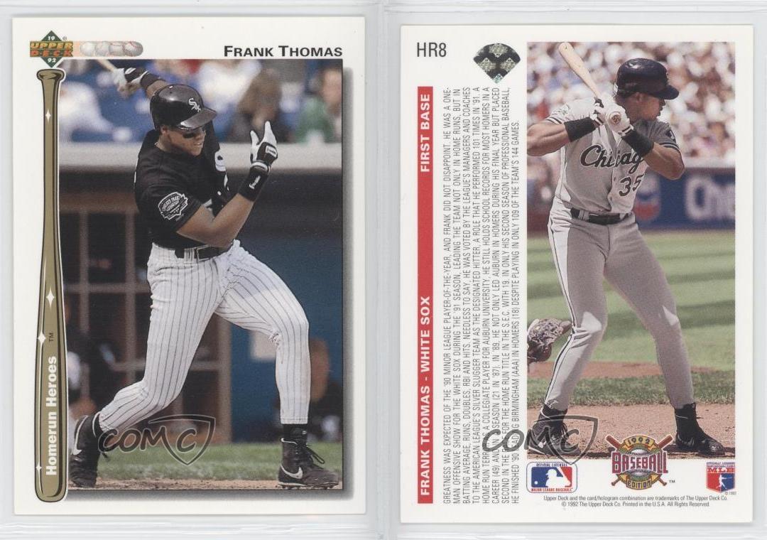 1992 Upper Deck Homerun Heroes HR8 Frank Thomas Chicago White Sox