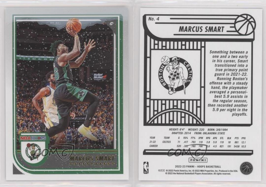 2020-21 Panini NBA Hoops MARCUS SMART #94 WINTER PARALLEL Boston Celtics