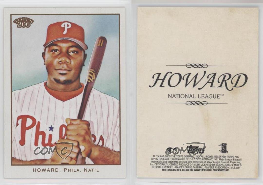 Topps, Other, Ryan Howard Rookie Of The Year Card 206 Topps