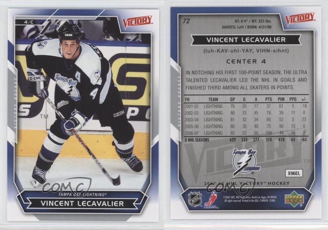 2007-08 Victory Stars on Ice Vincent Lecavalier #SI37