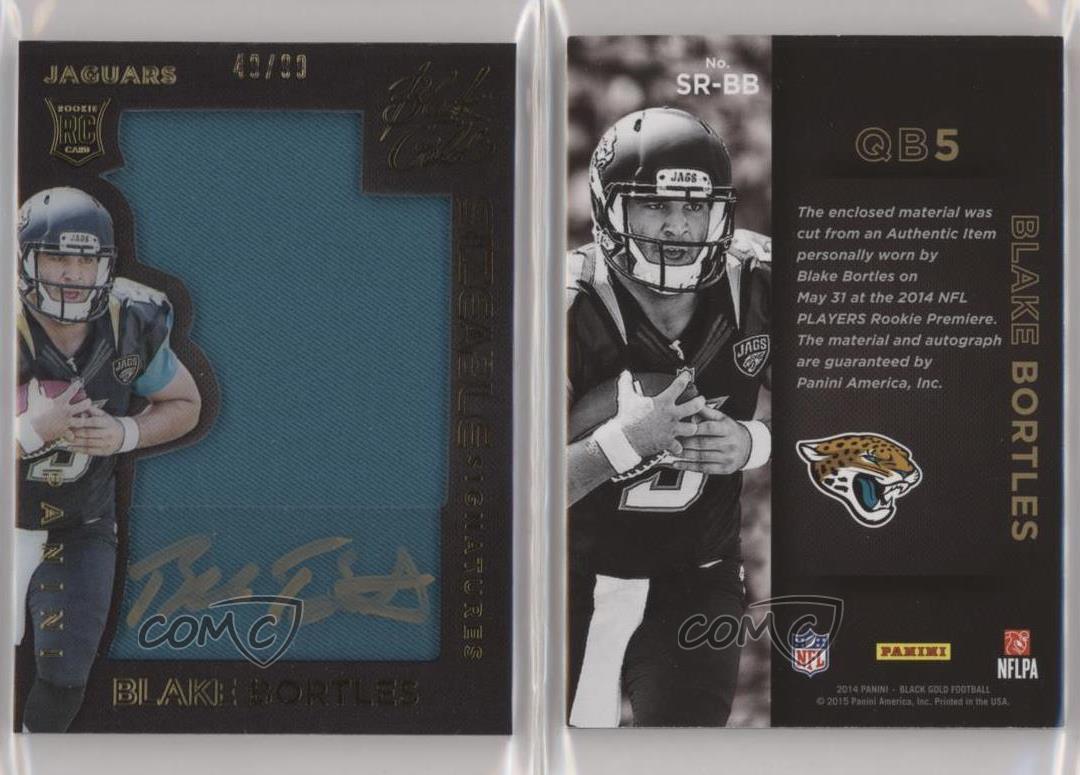 Blake bortles gold jersey sale