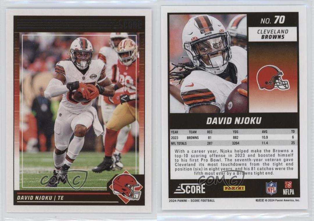 Puntuación 2024 David Njoku #70 - Imagen 3 de 5