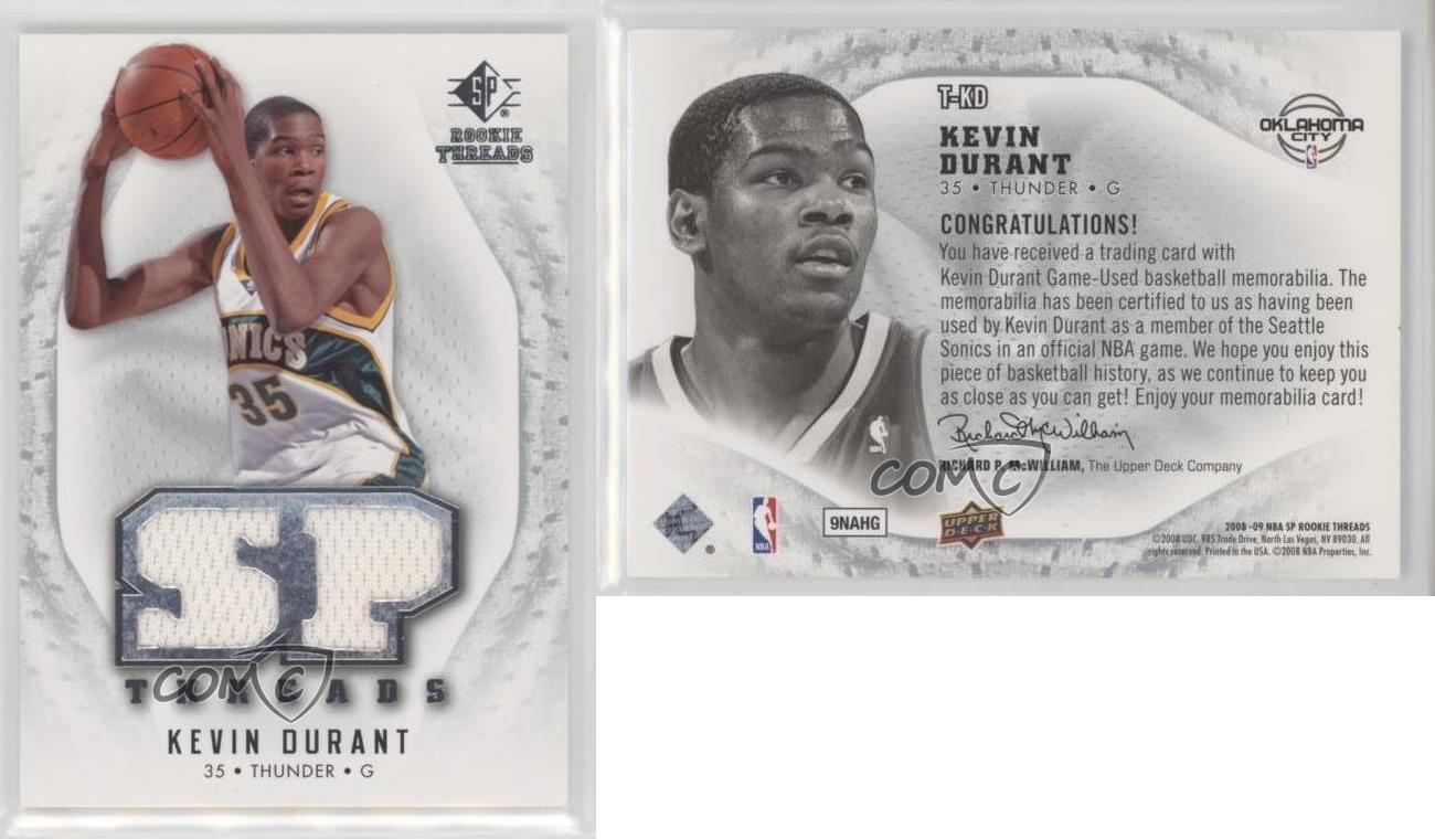 2008-09 SP Rookie Threads SP Threads Kevin Durant #T-KD