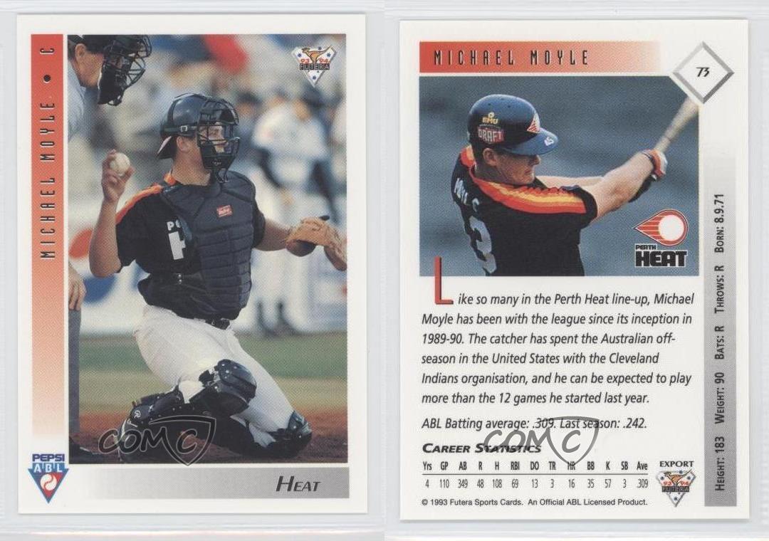 1996 Futera Australia Baseball Card ABL Base Card Full Set 110 