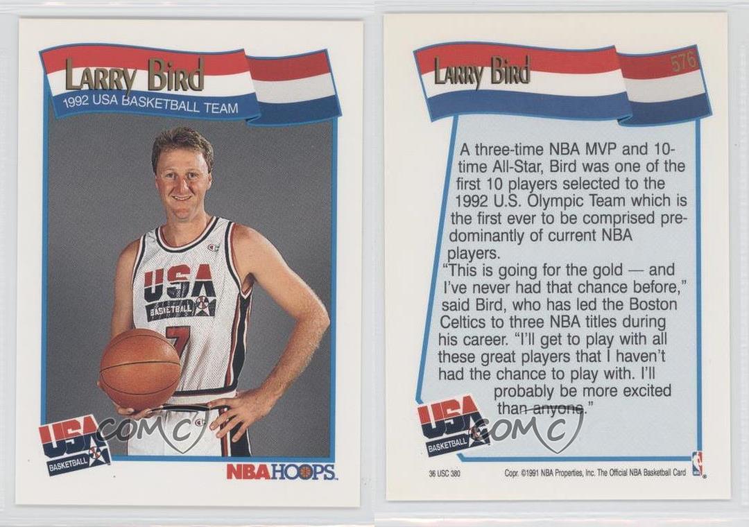 Larry Bird Nba Hoops Card / GRADED BASKETBALL CARD 1991 NBA HOOPS LARRY BIRD CELTICS ...