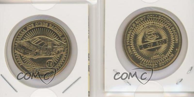 1998 Pinnacle Mint Coins Artist Proof Brass /500 Dale Jarrett 's Car #15 HOF - Picture 3 of 3