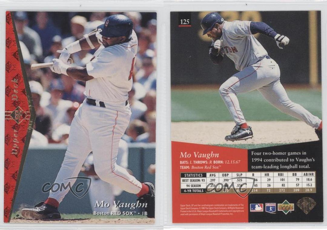 1995 SP Mo Vaughn #125 - Picture 3 of 4