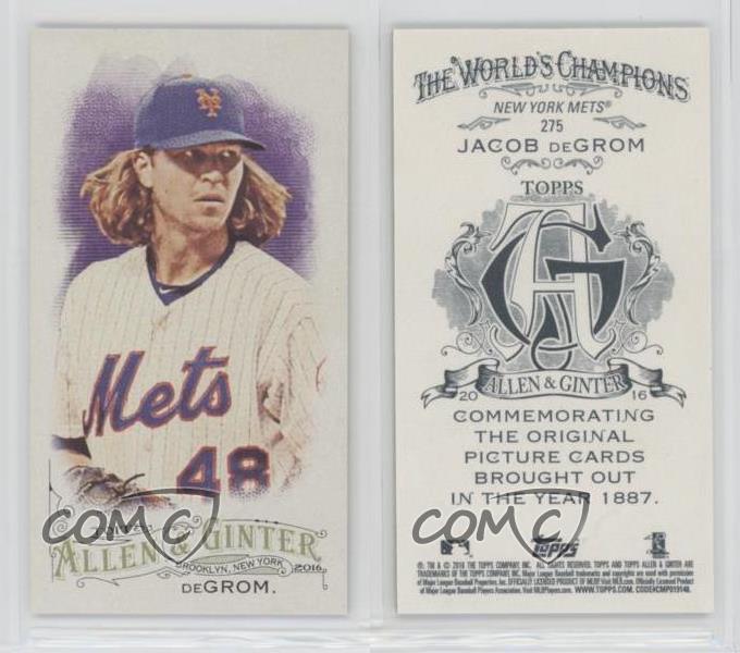 2016 Topps Allen and Ginter #275 Jacob deGrom