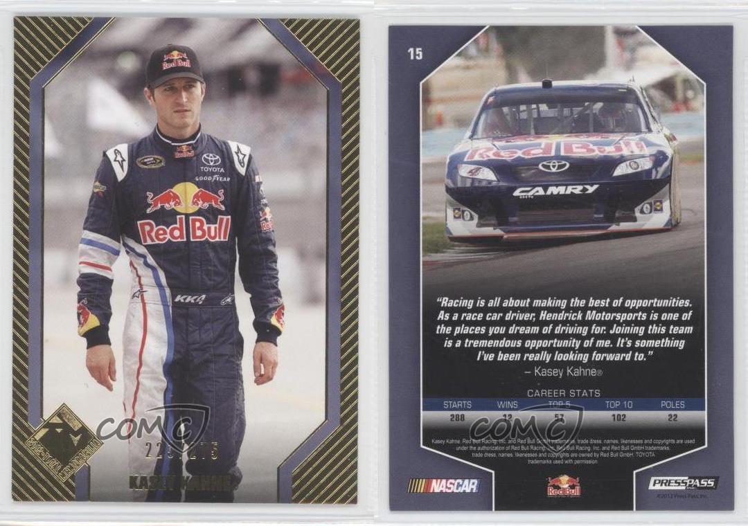 2012 Press Pass Total Memorabilia Gold /275 Kasey Kahne #15