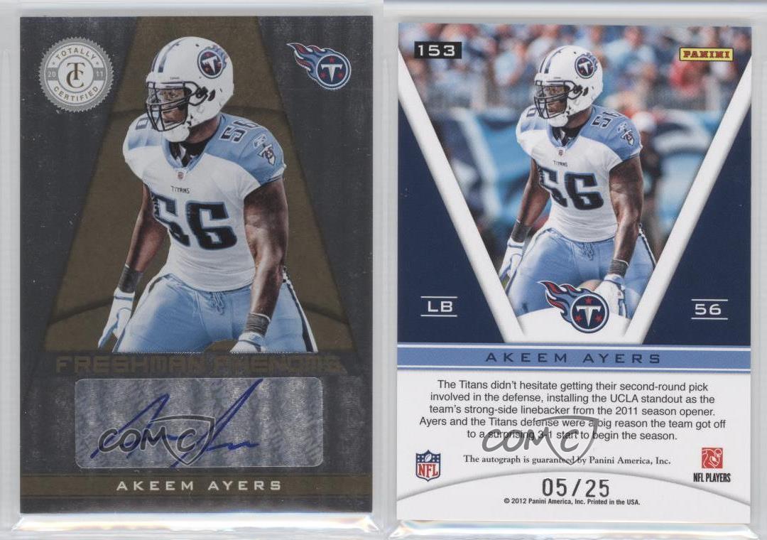 Akeem Ayers autographed Football Card (UCLA, Tennessee Titans