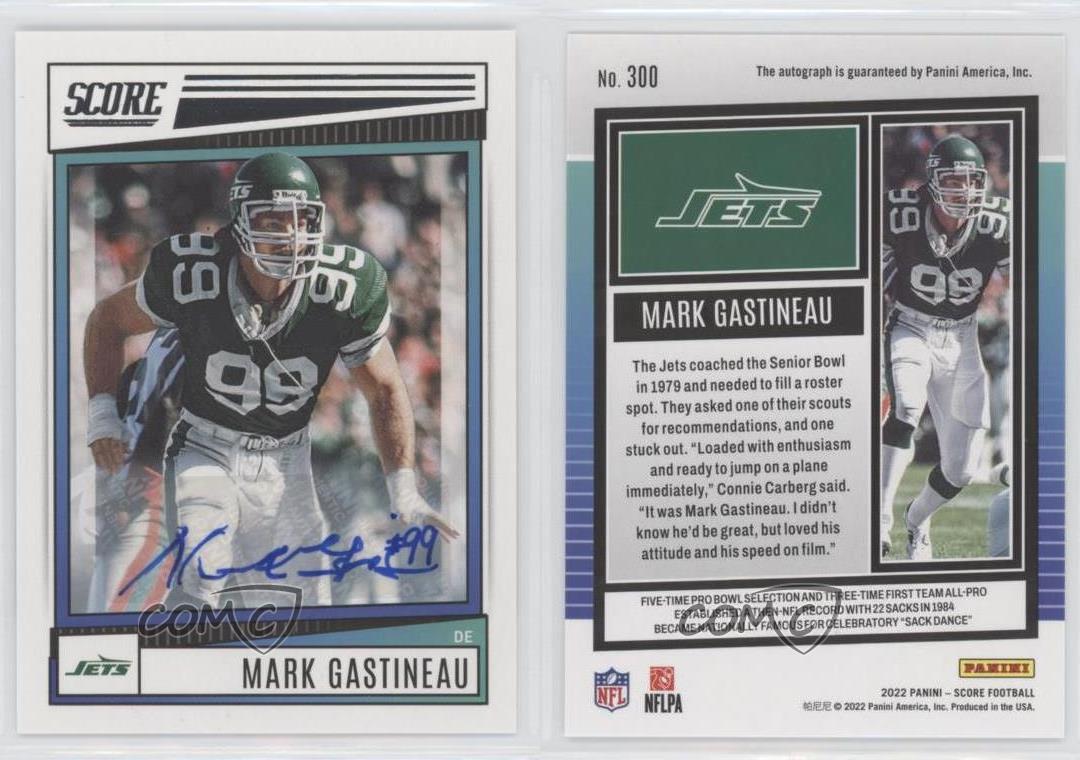 2022 Score Signatures Mark Gastineau #300 Auto