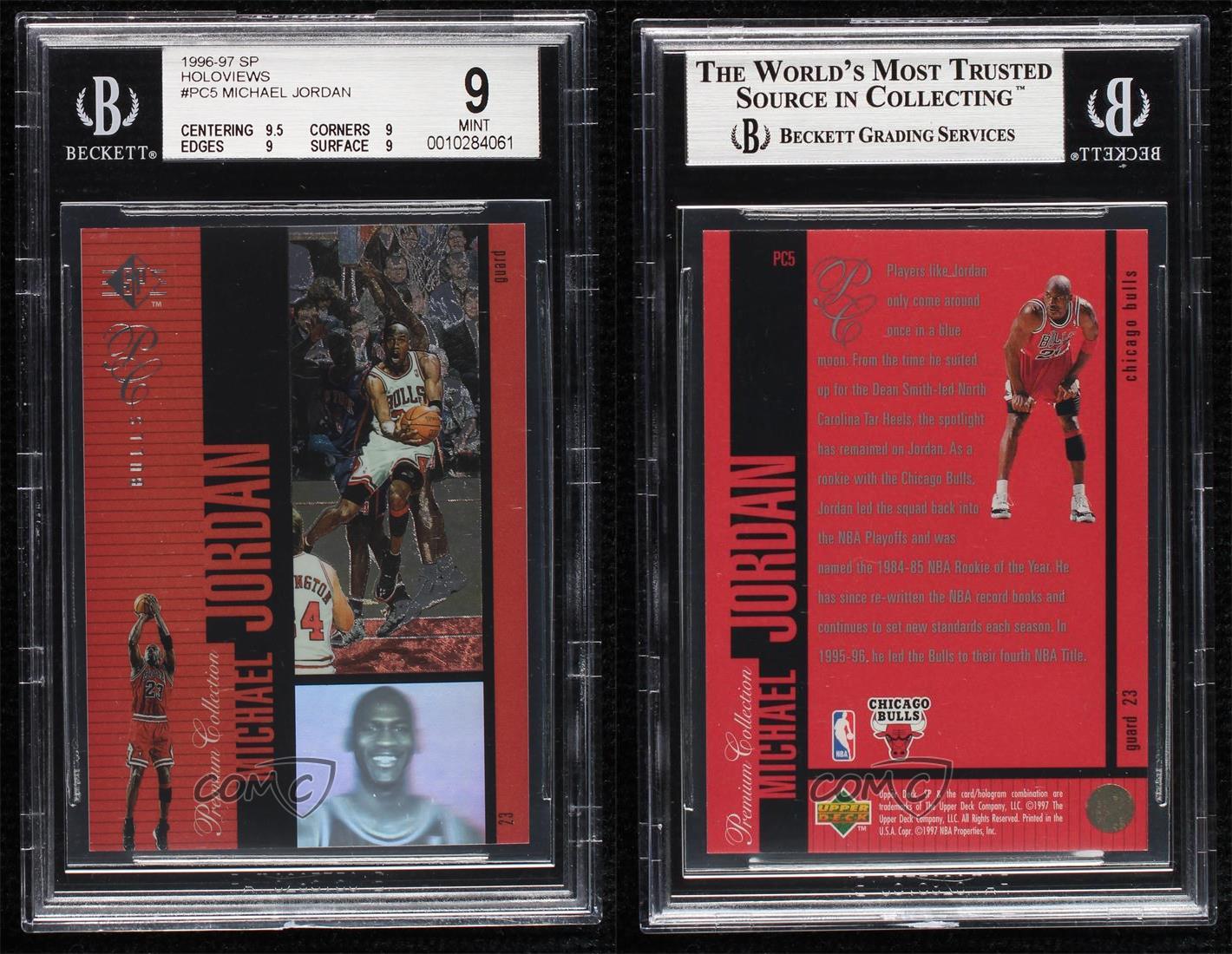 【スーパーセール】 1996-97 SP #PC5 Jordan Michael Holoviews Collection Premium その他