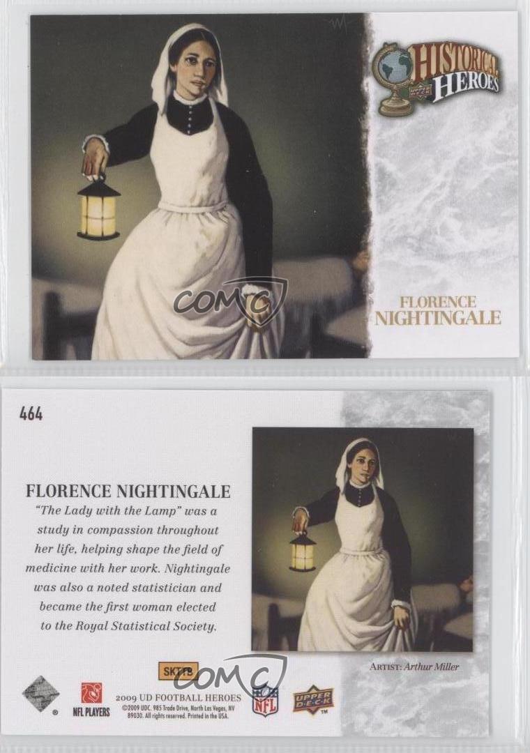 2009 Upper Deck Football Heroes Historical Heroes mode Florence Nightingale #464
