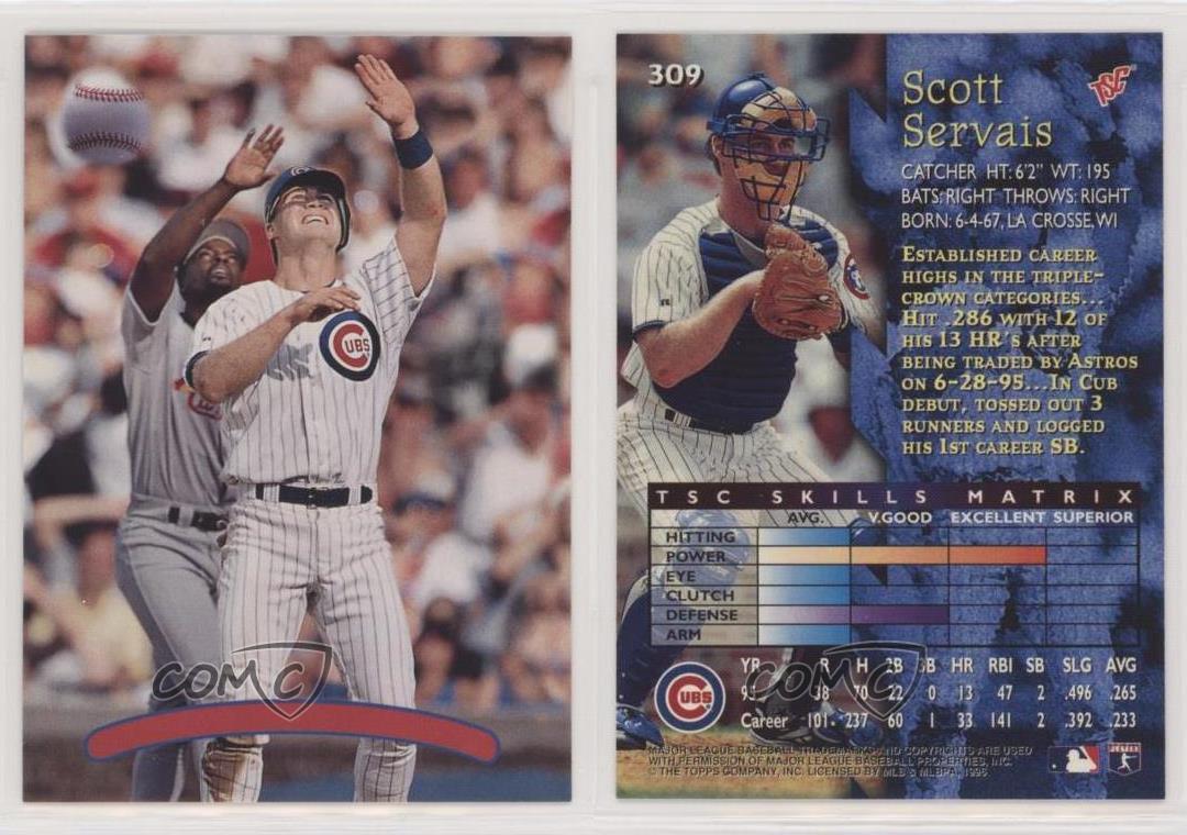 Scott Servais – 1996 Topps Stadium Club