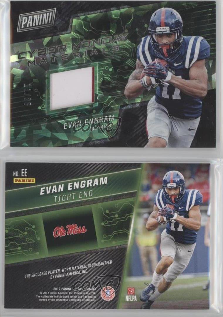 2017 Panini Cyber Monday Evan Engram Rookie RC Cracked Ice /25 #EE-image
