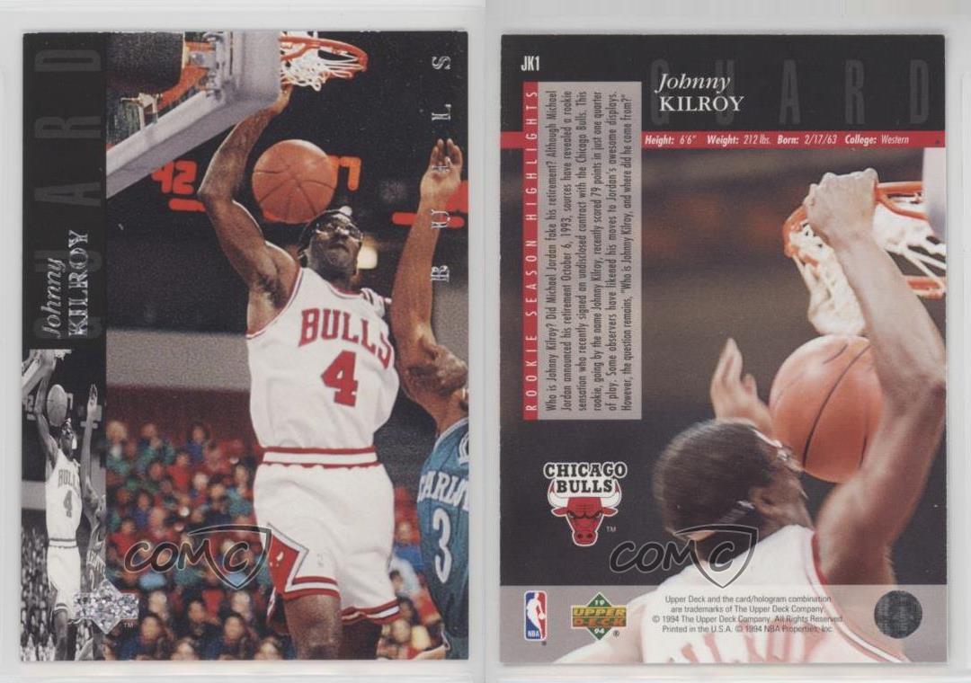 1993-94 Upper Deck Special Edition Johnny Kilroy Michael Jordan #JK1 HOF - Picture 6 of 7