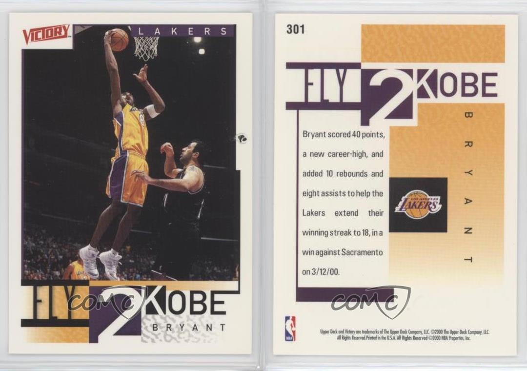 2000-01 Upper Deck Victory Kobe Bryant #301 HOF | eBay