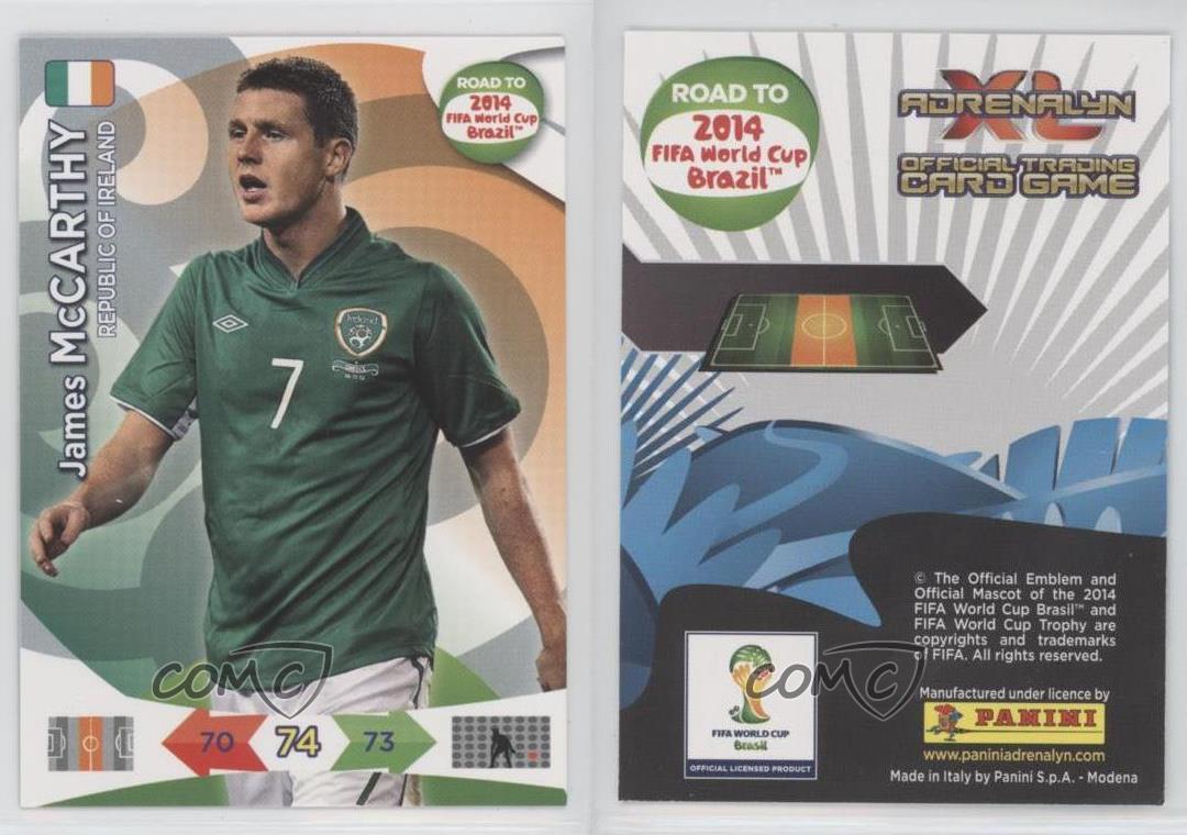 2014 Panini Adrenalyn XL Road to FIFA World Cup Brazil James McCarthy - Picture 4 of 4