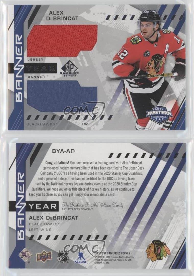 2021-22 Upper Deck SP Game Used Alex DeBrincat #BYA-AD