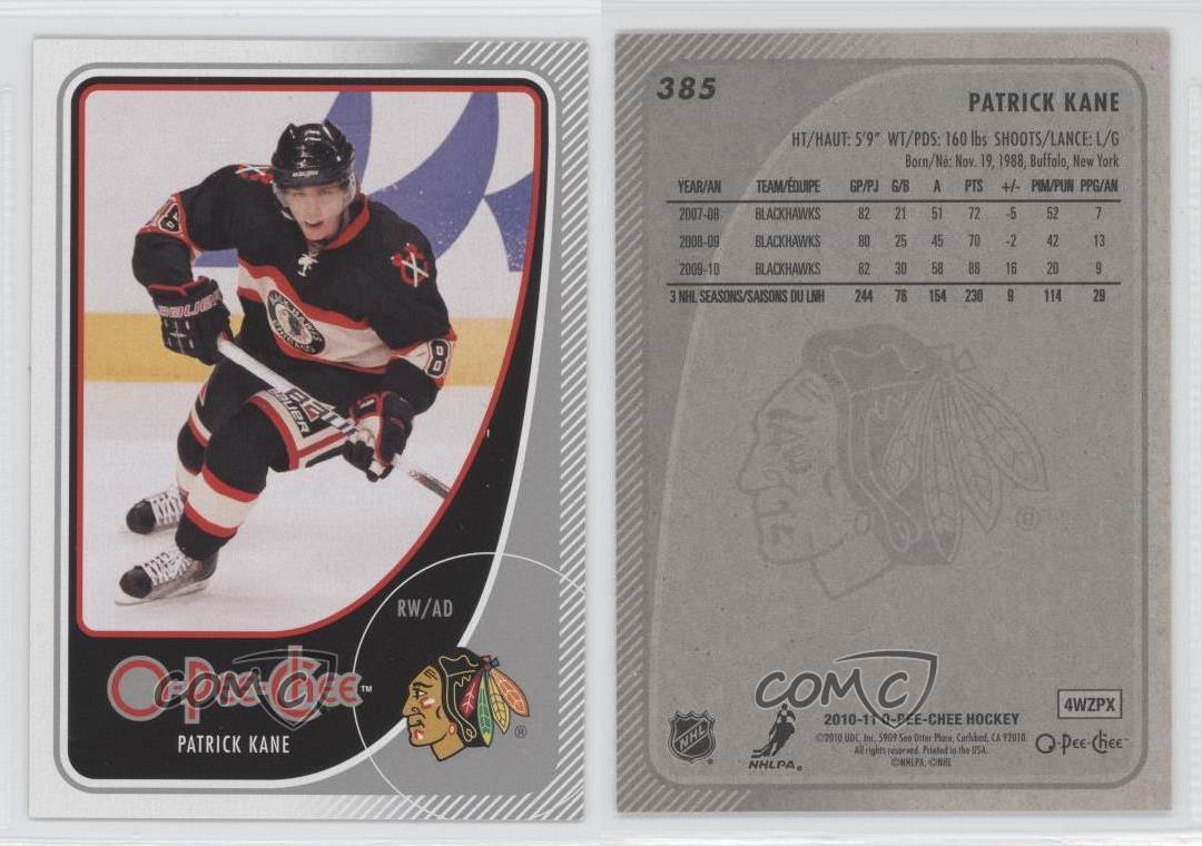 10 11 O Pee Chee Patrick Kane 385 Ebay 10 11 O Pee Chee Patrick Kane 385 Ebay