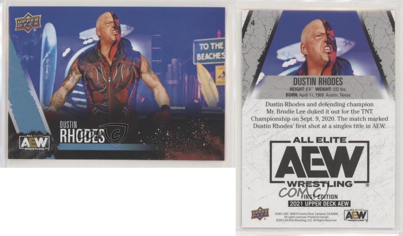 2021 Upper Deck AEW All Elite Wrestling Dustin Rhodes #4