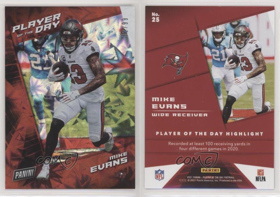 2021 Panini Player of the Day Kaboom /99 Mike Evans #25 - Picture 3 of 3
