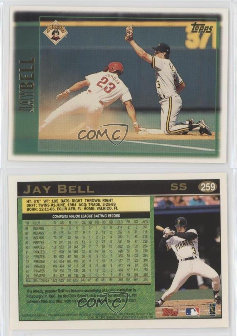 1997 Topps #259 Jay Bell - NM-MT - The Dugout Sportscards & Comics