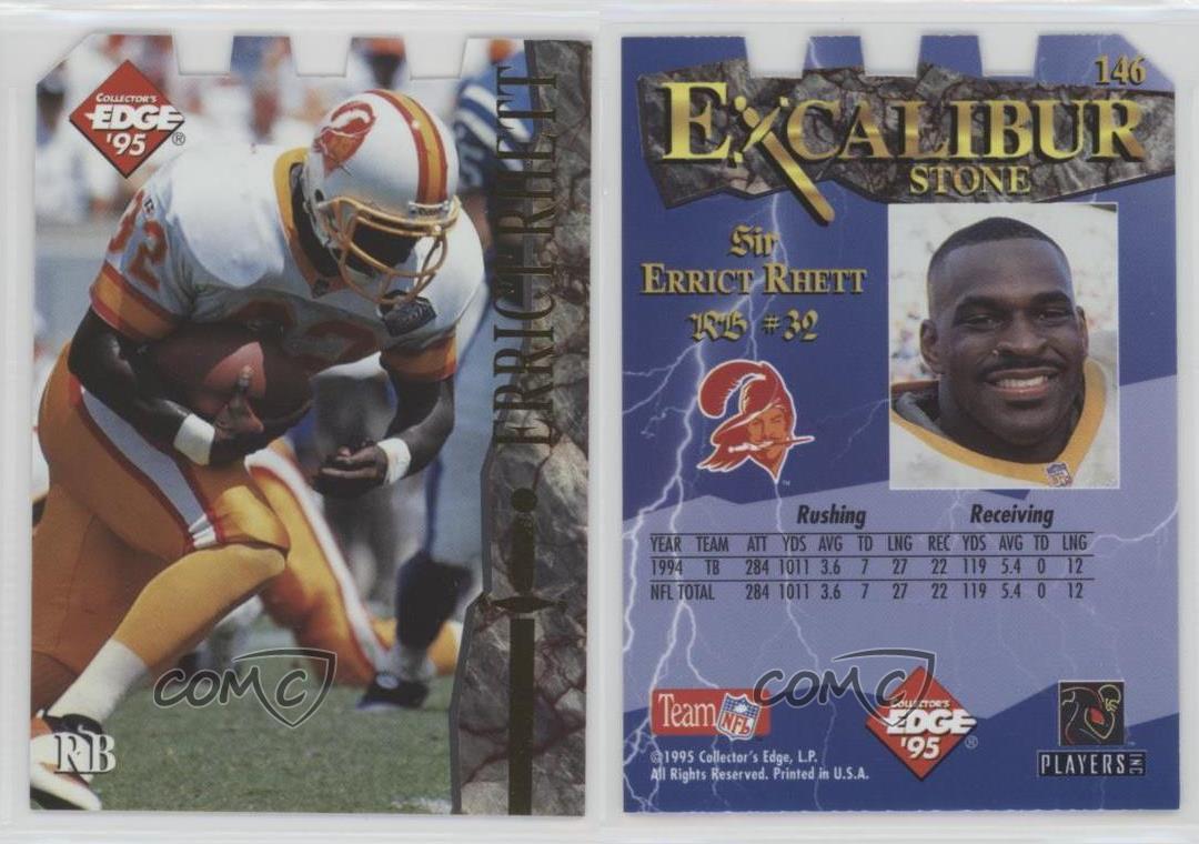 1995 Collector's Edge Excalibur Die-Cut Errict Rhett #146